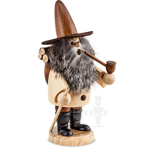 German Smoker Gnome wood gatherer natural
