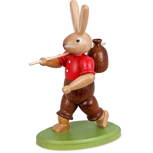 Easter bunny wayfarer, small colored-stained