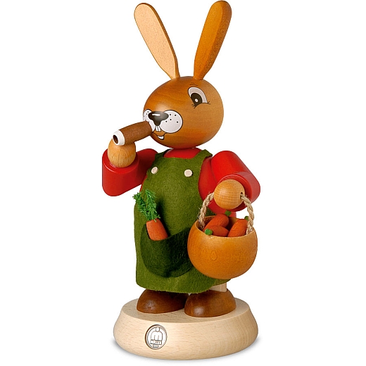 Easter bunny father incense smoker hand-painted