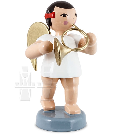 Loop Angel with French Horn 6 cm