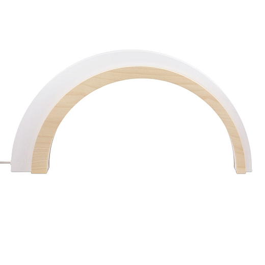 Holz Design LED Bogen weiß
