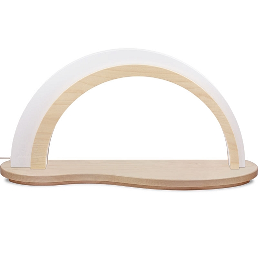 Holz Design LED Bogen weiß