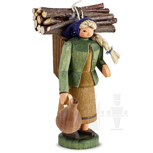 Woman with firewood