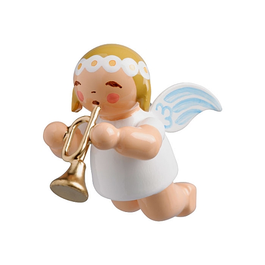 Little suspended angel with Trumpet