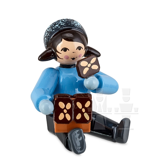 Girl with Gingerbread House blue from Ulmik