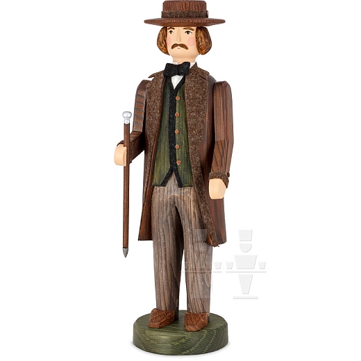 Rattle doll man with green waistcoat