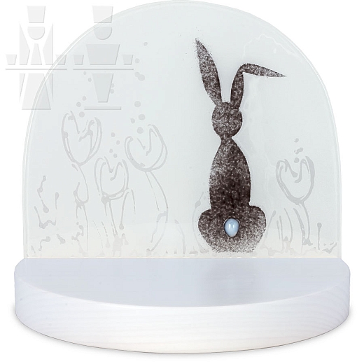 Glass Element with Bunny