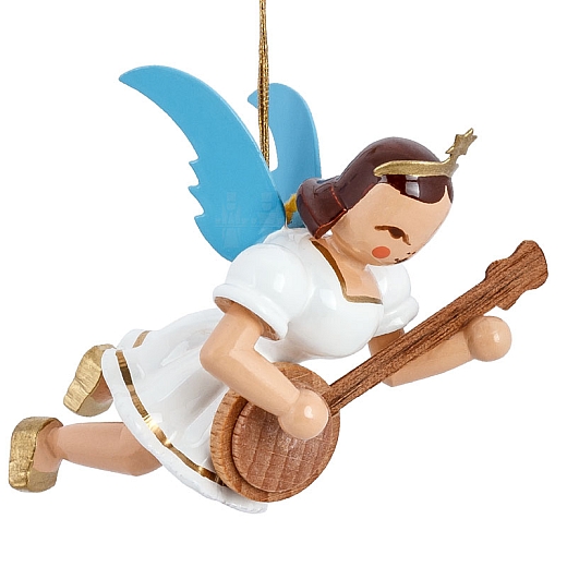Floating Angel colored with Banjo