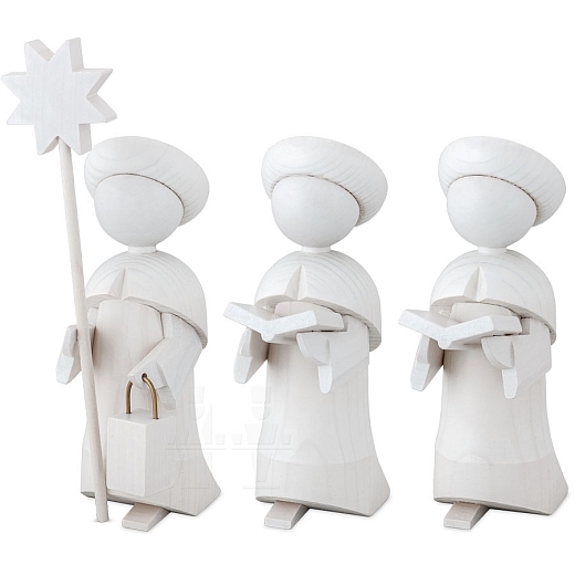 Carolers white stained 13 cm