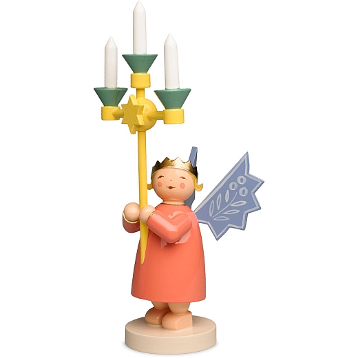 Angel wearing Crown with Candlestick