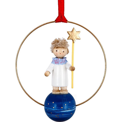 Christmas ornament Angel Boy with Star