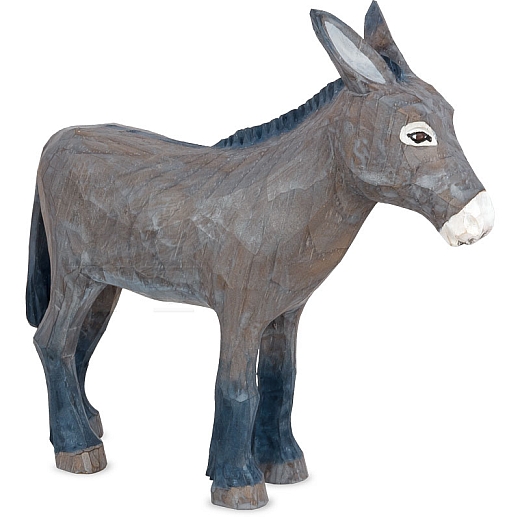 Donkey large carved made by Gotthard Steglich