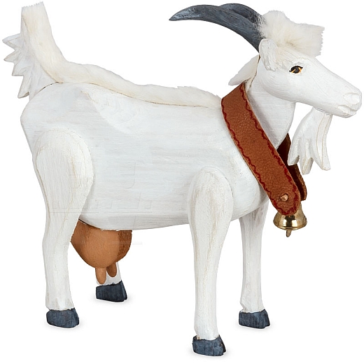 Goat white large from Gotthard Steglich