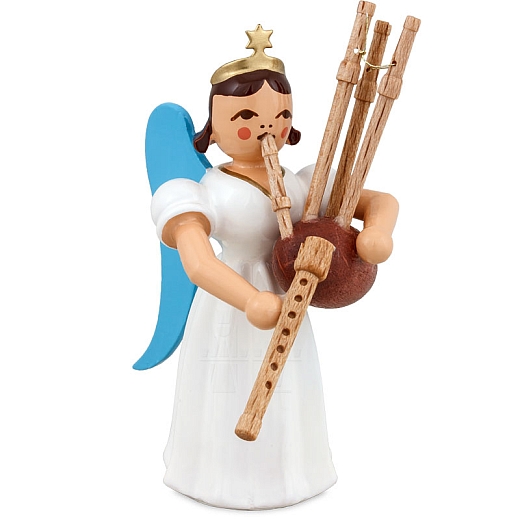 Angel long skirt white with Bagpipes