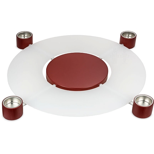 RONDELL TL surface and candle holder dark red