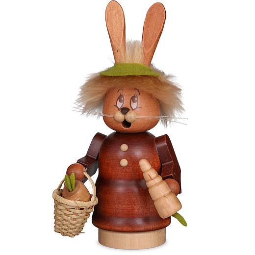 Smoker Mini Gnome Rabbit with Carrot