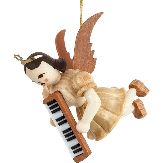 Floating Angel natural wood with Melodica