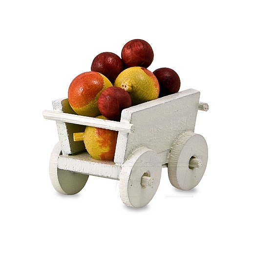 Handwagen mit Äpfeln Miniatur von Flade