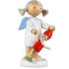 Engel mit Pinocchio von Flade