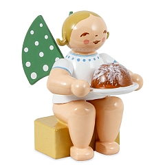 Engel klein mit Kuchen von Wendt & Kühn