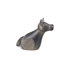 Hirtenhund sitzend grau für 17 cm Krippenfiguren groß