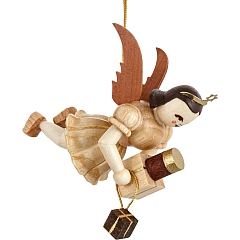 Floating Angel natural wood with Gift