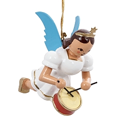 Floating Angel colored with Drum