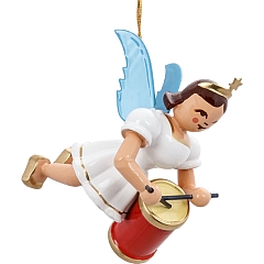 Floating Angel colored with Military Drum