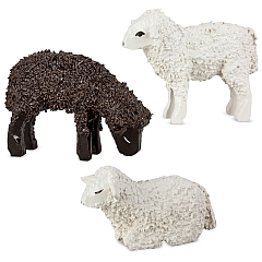Drei Schafe lackiert von Ulmik
