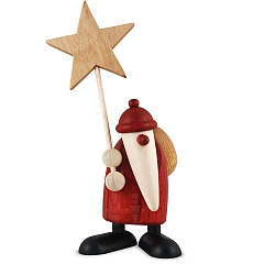 Weihnachtsmann mit Stern