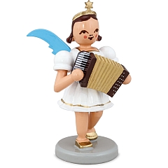 Angel short skirt white with Accordion