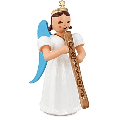 Angel long skirt white with Didgeridoo