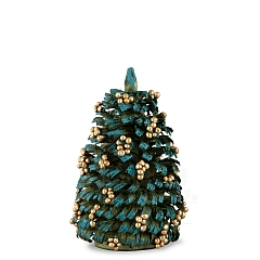 Weihnachtsbaum mit goldenen Kugeln 6 cm